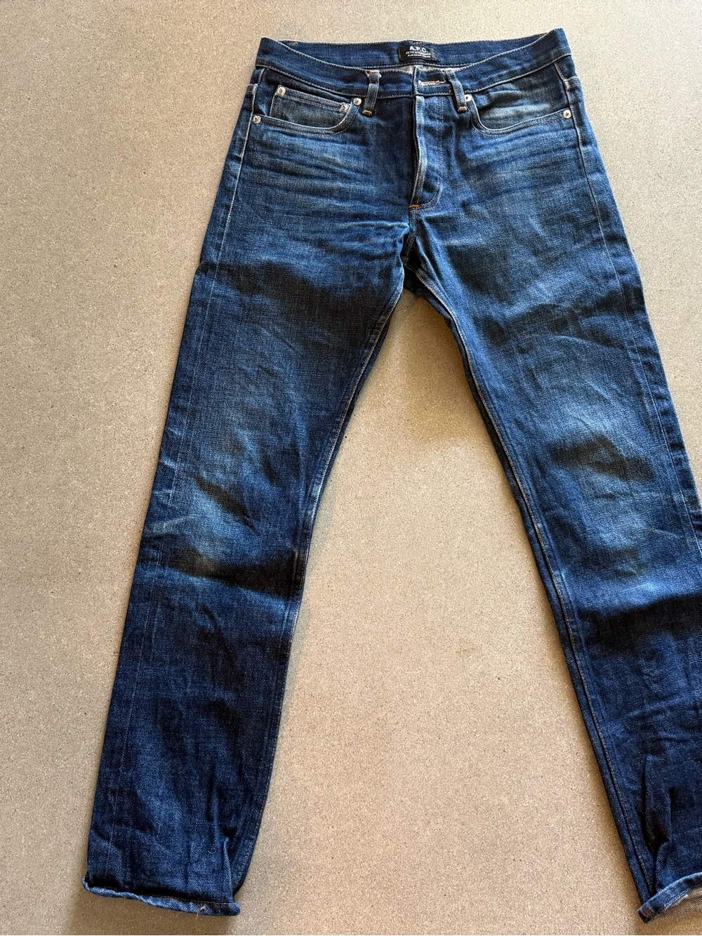 A.P.C PETITE STANDARD JEANS. 27. Nice fades.